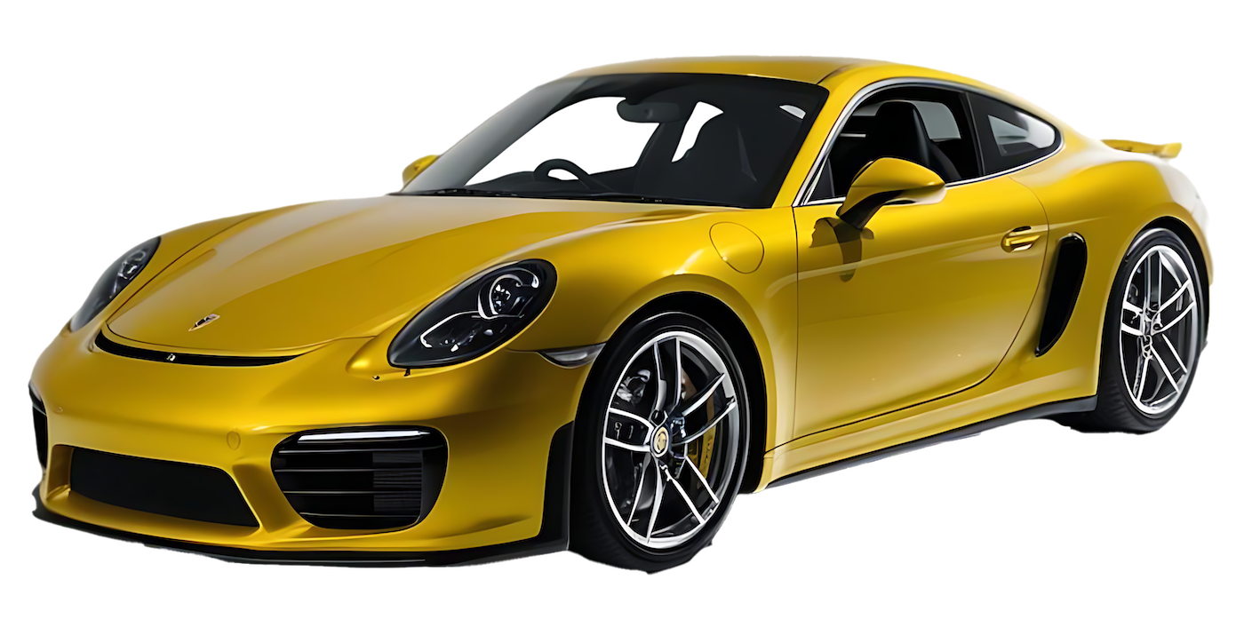 Porsche jaune